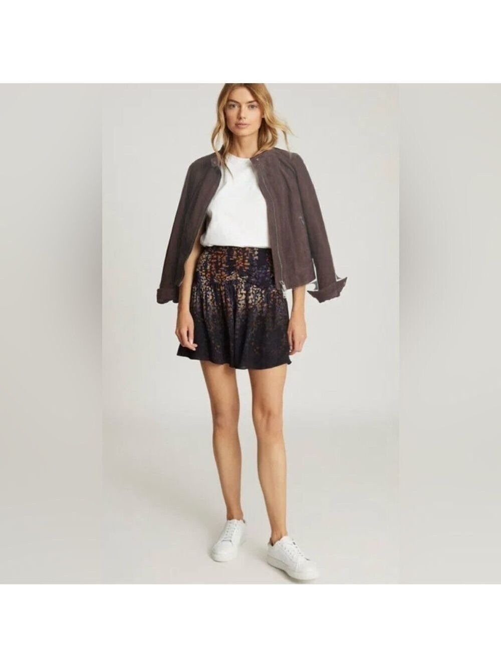 Reiss Black and Gold Skirt